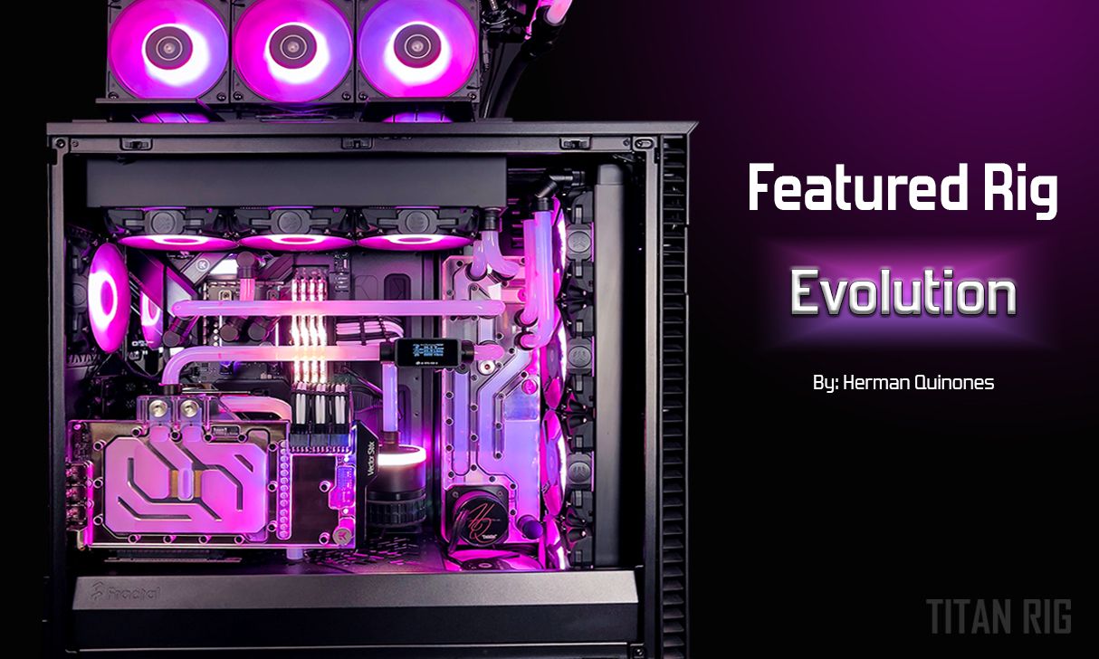 Featured water cooled PC