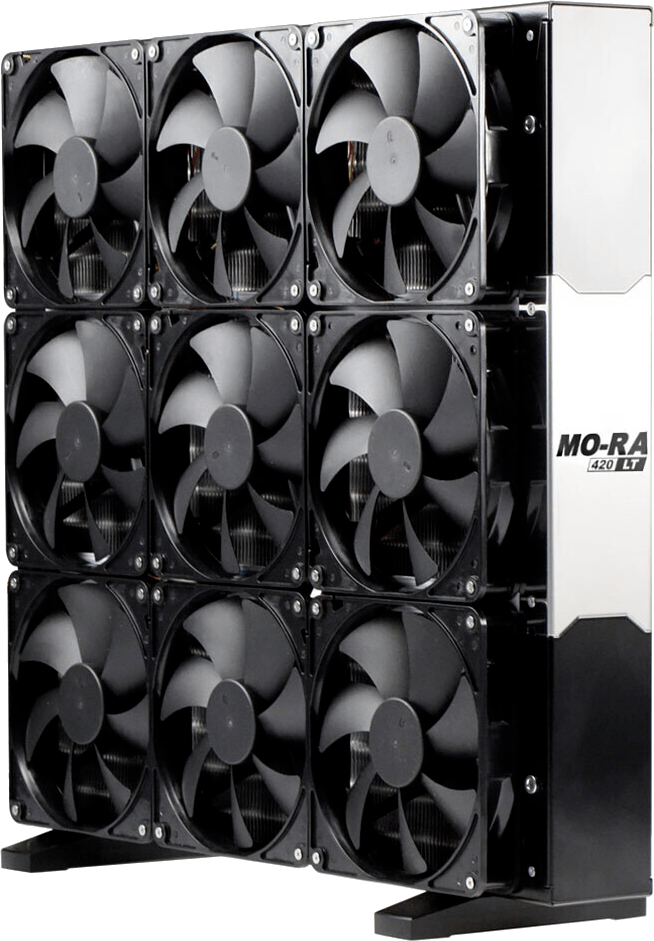 The MO-RA3 PC Radiator System from Watercool - Massive and Beautiful